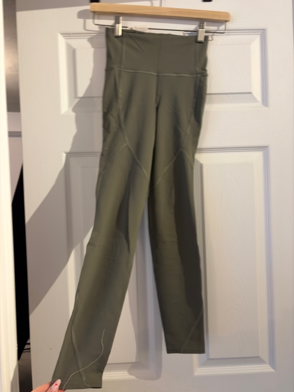 Lululemon High-Waist Olive Green Women's Leggings